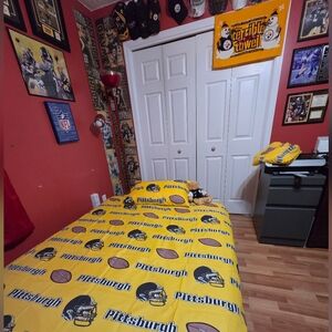 Pittsburgh Themed Bedding Twin Set ❤️